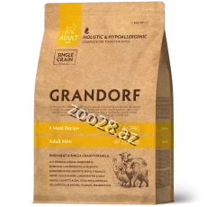 Grandorf Dog Mini Adult 4 Növ Ət ilə
