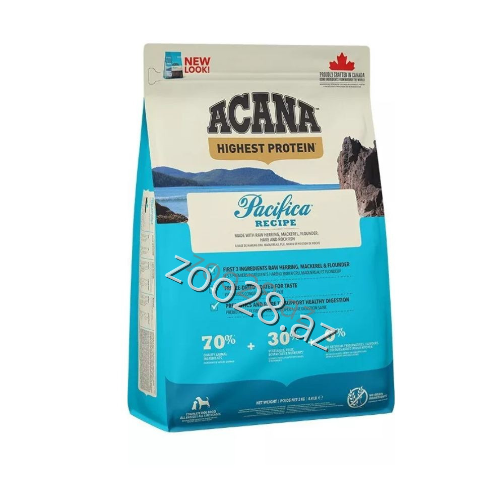 Acana Dog Pacifik  Сельдь,Макрель и Камбала 2 KG - Собаки | Zoo28.az