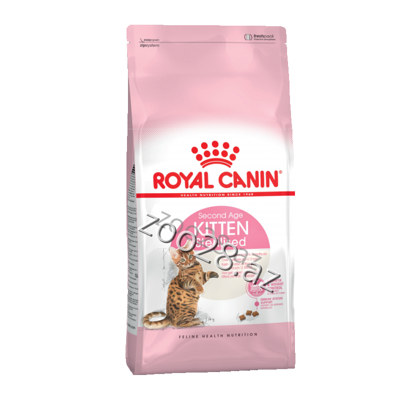 Royal Canin Kitten Sterilised for Neutered Kittens, 400 g - Cats | Zoo28.az