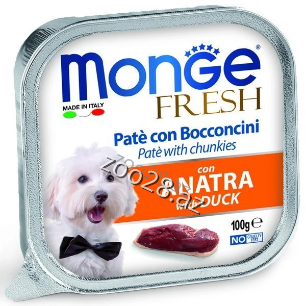 Monge Fresh Pate with Duck 100g - Dogs | Zoo28.az