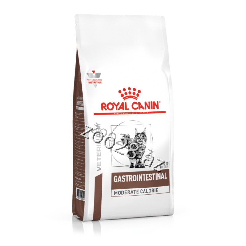 Royal Canin Gastrointestinal Moderate Calorie Сухой Корм Кошки с Нарушениями Пищеварения, 400 г - Кошки | Zoo28.az