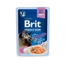 Brit Premium Sterilised Gravy Qızılbalıq İlə,85 qr