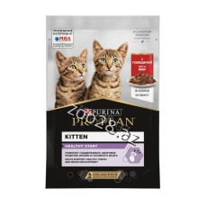 Purina Proplan Kitten Bala Pişiklər Üçün Mal Əti İlə Sousda,85 qr