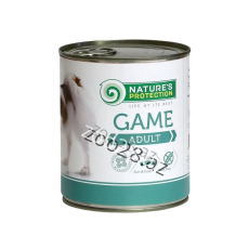 Natures Protection Canned Adult Dog Food with Game Bird Meat 400 g