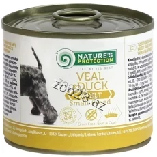 Natures Protection Canned Adult Dog Beef Duck 200 g
