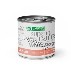 Natures Protection Konserv White Dogs Adult Soup Qızıl Balığ ilə 140 Ml