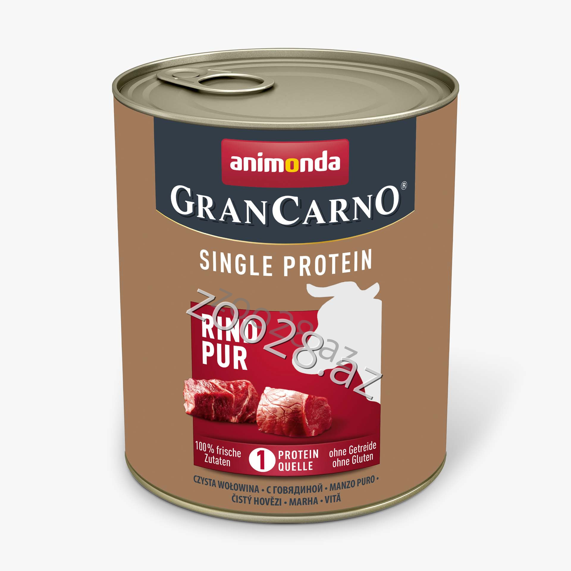 Animonda grancarno Canned Food Single Protein with Beef 800 g - Dogs | Zoo28.az