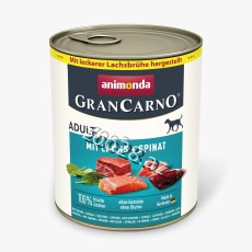 Aniimonda GranCarno Konserv Adult Dog Balığ İspanaq ilə 800 gr