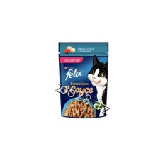 Felix Catmix with Cod Fish Sauce for Adult Cats, 75g