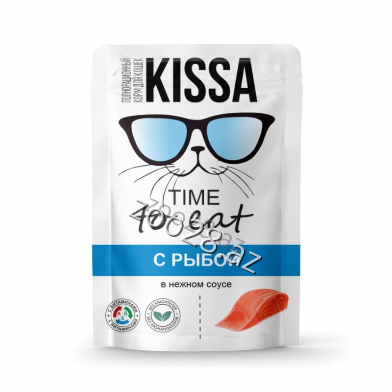 Kissa Fish for Adult Cats, 75g - Cats | Zoo28.az