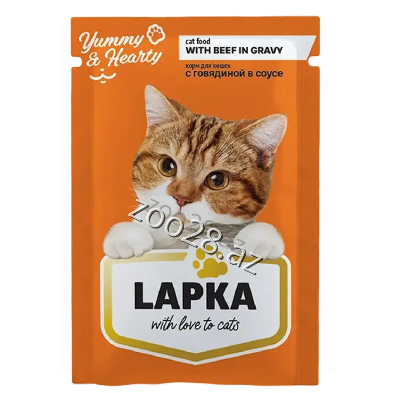 Lapka Mal Əti İlə, 85 qr - Pişiklər | Zoo28.az