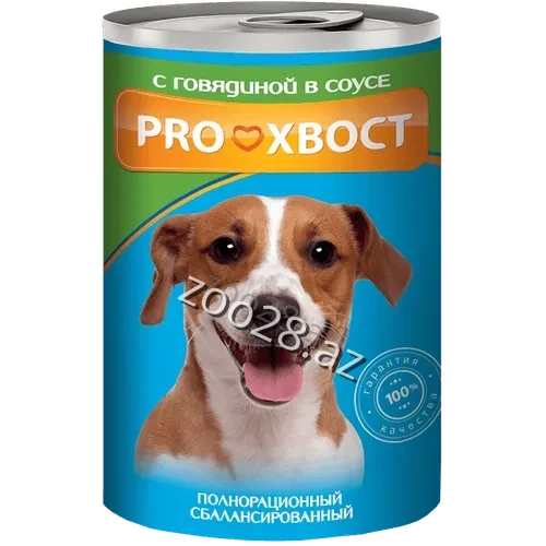 Provxvost Dog Говядина В Соусе 415 gr - Собаки | Zoo28.az