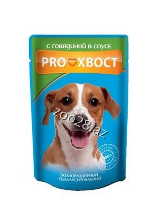 Proxvost Dog Говядина В Соусе 85 gr - Собаки | Zoo28.az