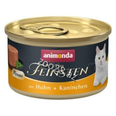 Animonda Finest Корм для кошек с курицей и кроликом, 85 г