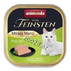 Animonda Vom Feinsten Mildes Menu For Infertile Cats With Turkey Meat, 100 g