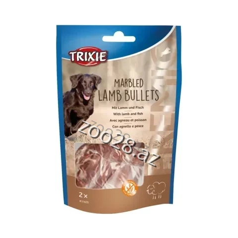 Trixie Marbled Lamb Bullets 50gr - Собаки | Zoo28.az
