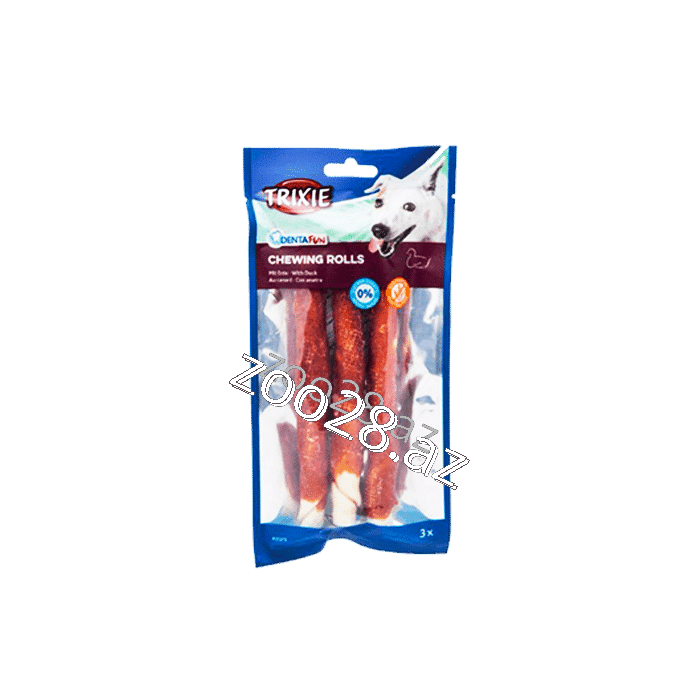 Trixie Denta Fun Chewing Rolls Duck 140 gr - Dogs | Zoo28.az