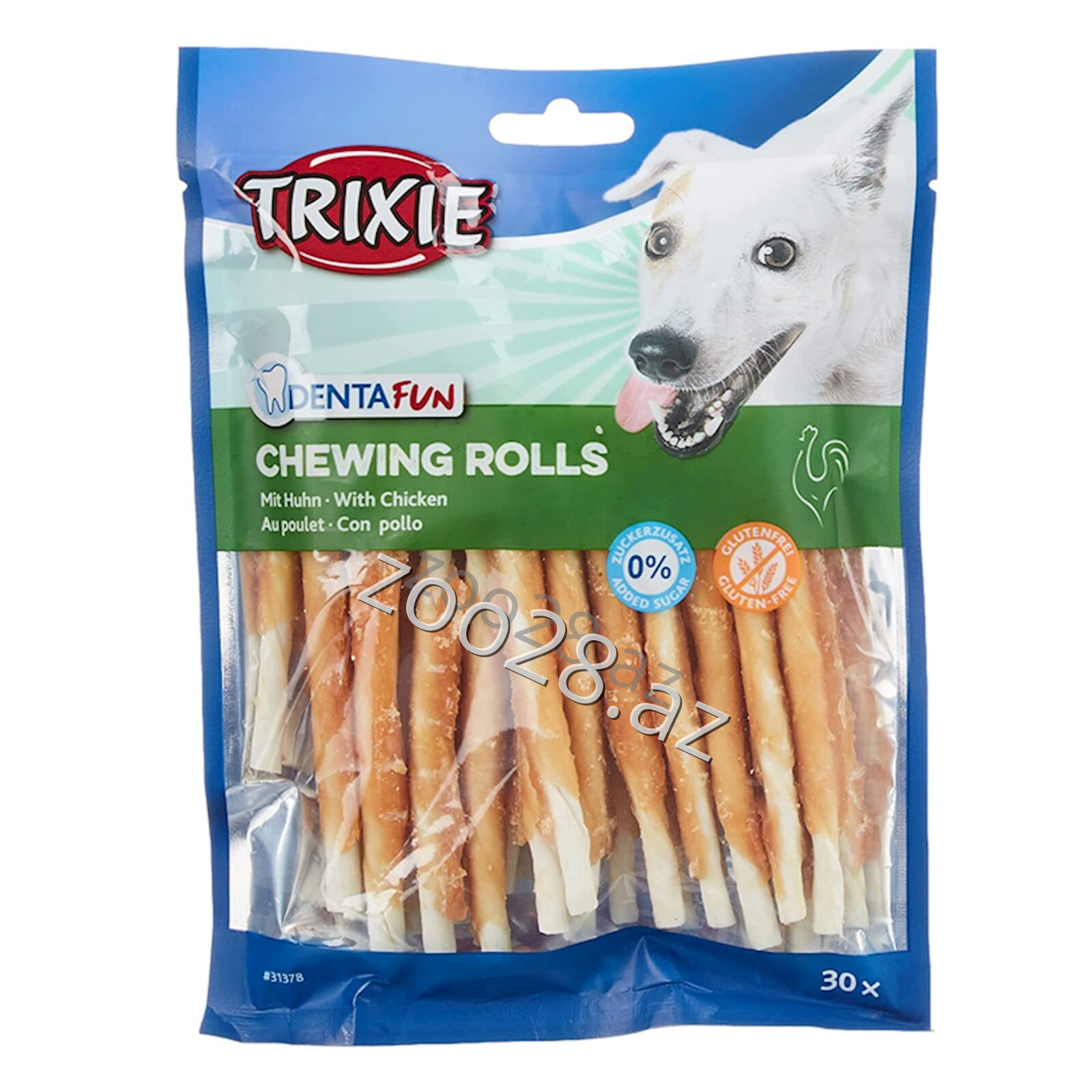 Trixie Denta Fun Chewing Rolls Chicken 240 гр - Собаки | Zoo28.az