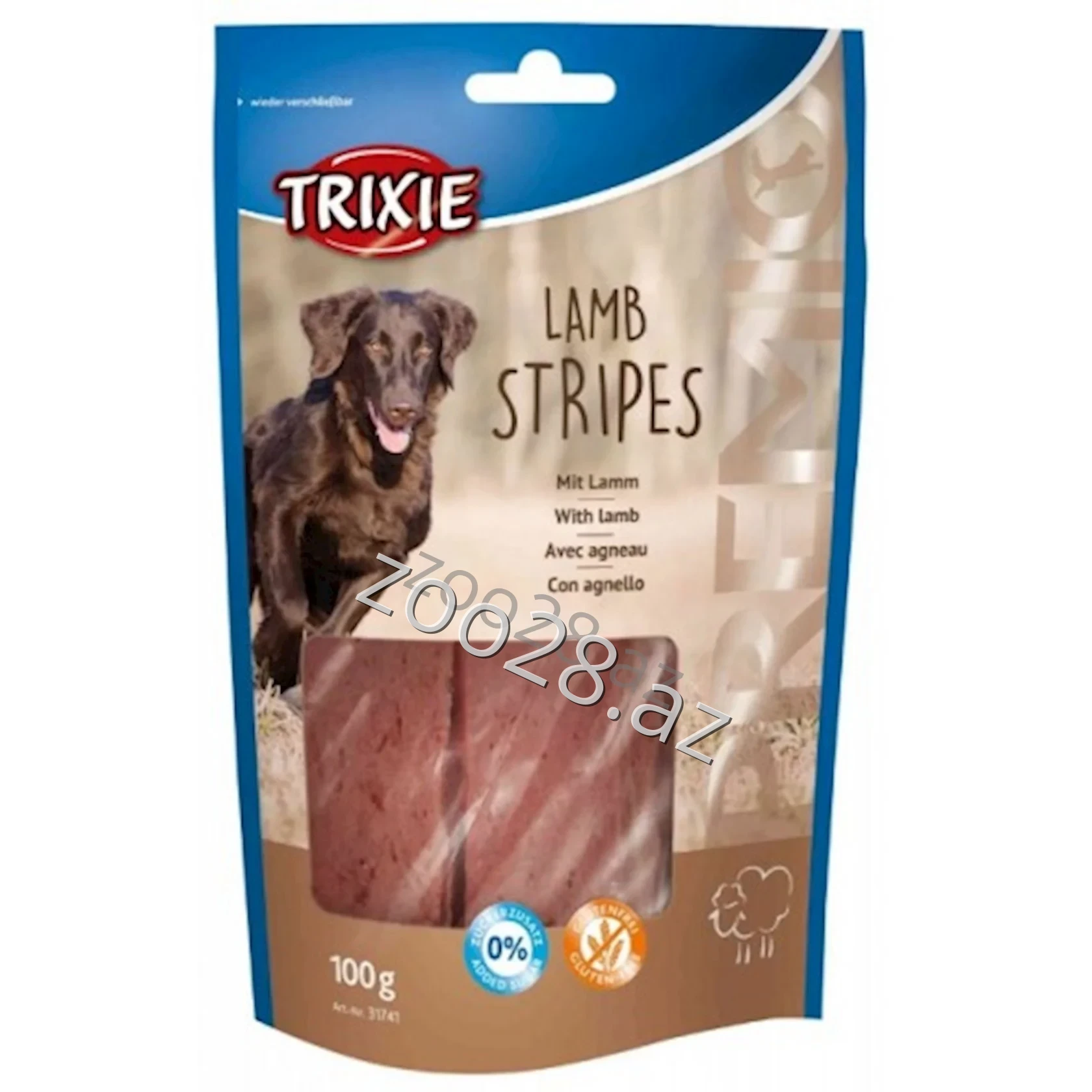 Trixie  Stripes с бараниной 100гр - Собаки | Zoo28.az