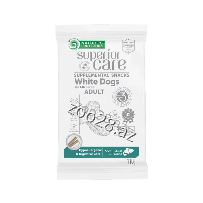 Natures Protection Snacks White Dogs Adult Hypoallergenic and Digestive Care 110 гр - Собаки | Zoo28.az