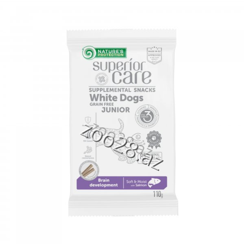 Natures Protection Snacks White Dogs Junior Brain Development 110 gr - Dogs | Zoo28.az