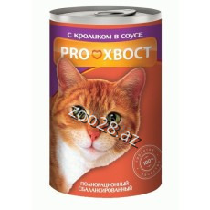 Proxvost Yetkin Pişiklər Üçün Dovşan Əti, 415 qr - Pişiklər