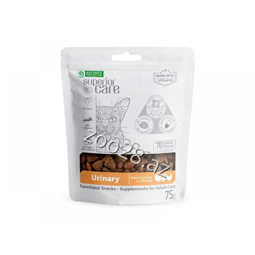 Natures Protection Snacks Urinary 75 гр. - Кошки | Zoo28.az