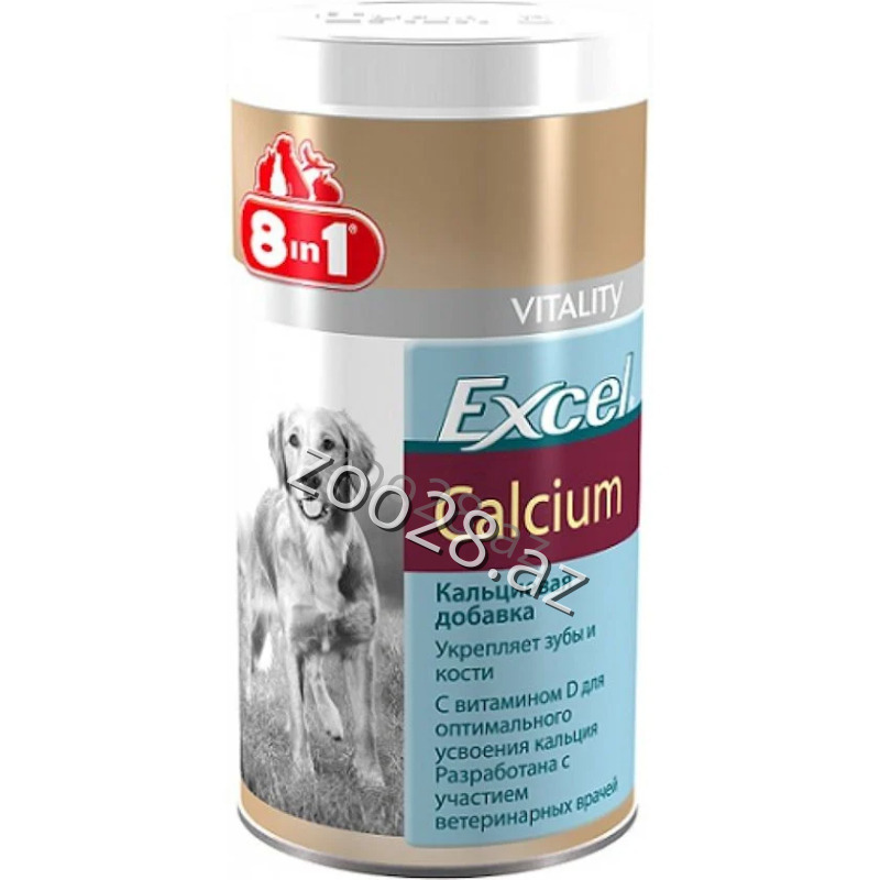 Excel 8 in 1 Calcium For Dogs, By Pieces - Dogs | Zoo28.az