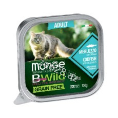 Monge Bwild Taxılsız Treska Balığı Və Tərəvəzlərlə, 100 qr