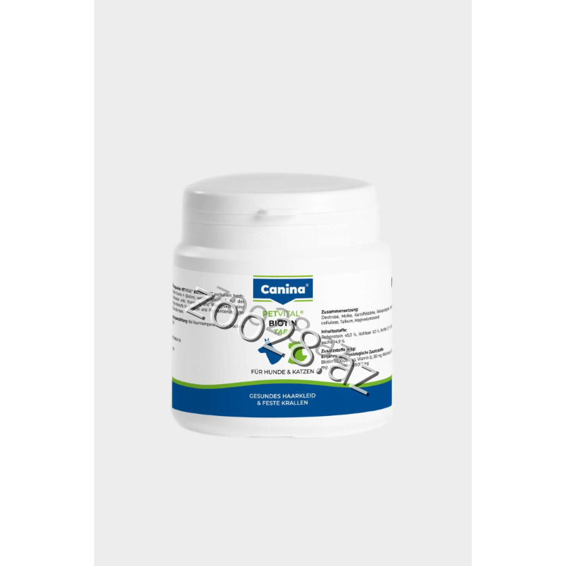 Canina Petvital Biotin Hair and Skin Health of Dogs and Cats, 50 tab - Cats | Zoo28.az