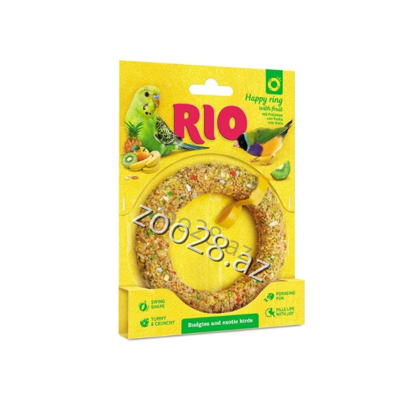 Rio Happy Ring для волнистых попугайчиков и экзотических птиц, 85 г - Птицы | Zoo28.az