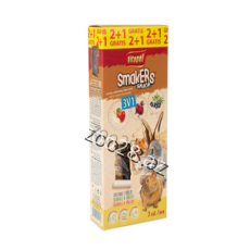 Vitapol Smakers Snack 3V1 Alma Çuğundur Giləmeyvə Rodents and Rabbit - Gəmiricilər