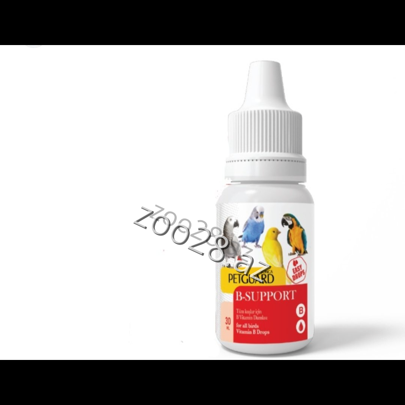 Petguard B Support Vitamin, 30 ml - Birds | Zoo28.az