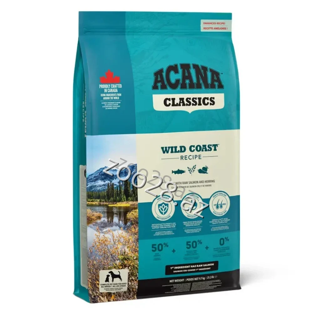 Acana Classic Wild Coast Salmon Herring 14.5 kq - İtlər | Zoo28.az