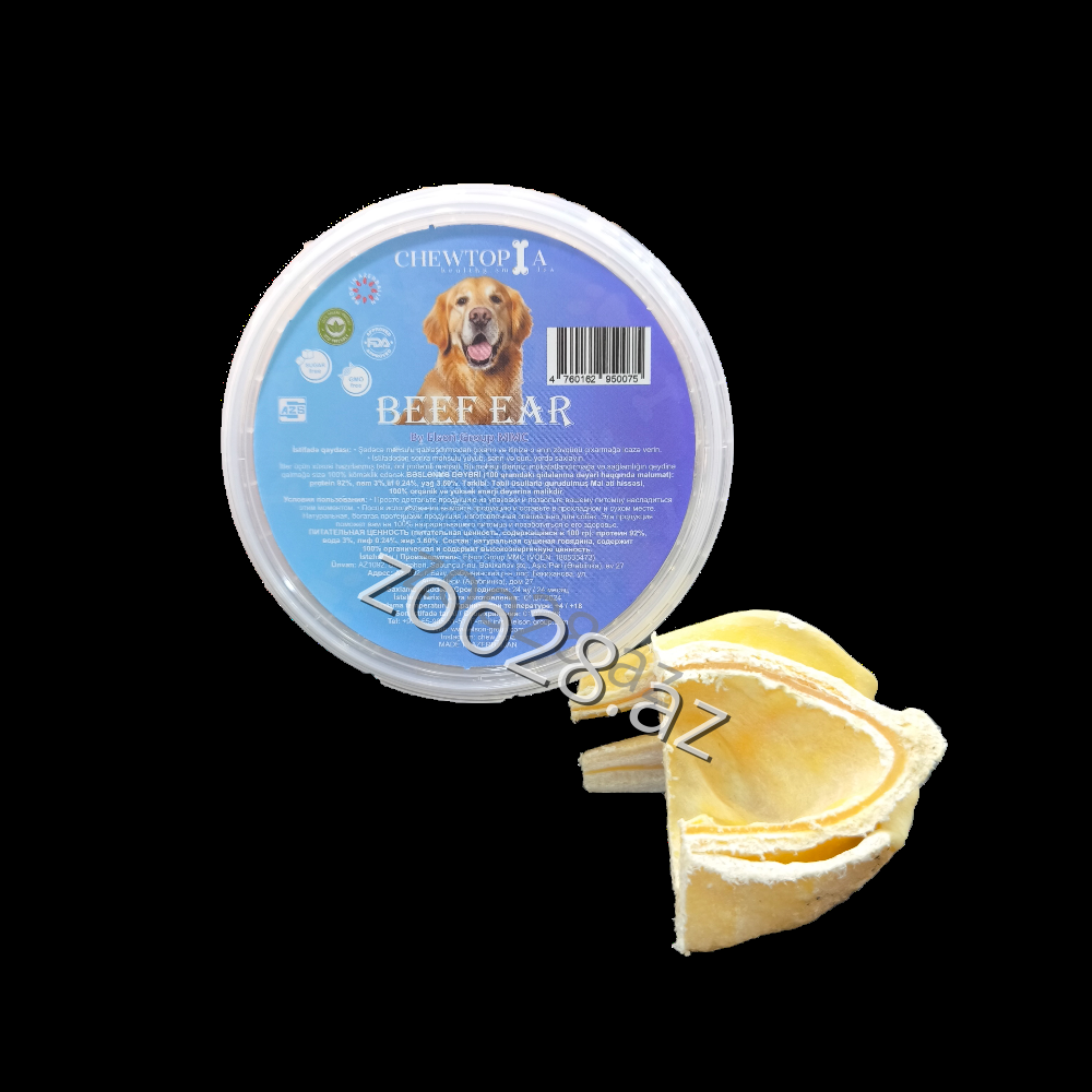 ChewTopia Beef Ear - İtlər | Zoo28.az