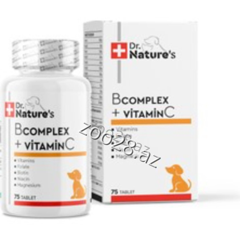 Dr.Nature B Comlex+ Vitamin C (Ədədlə) - İtlər | Zoo28.az