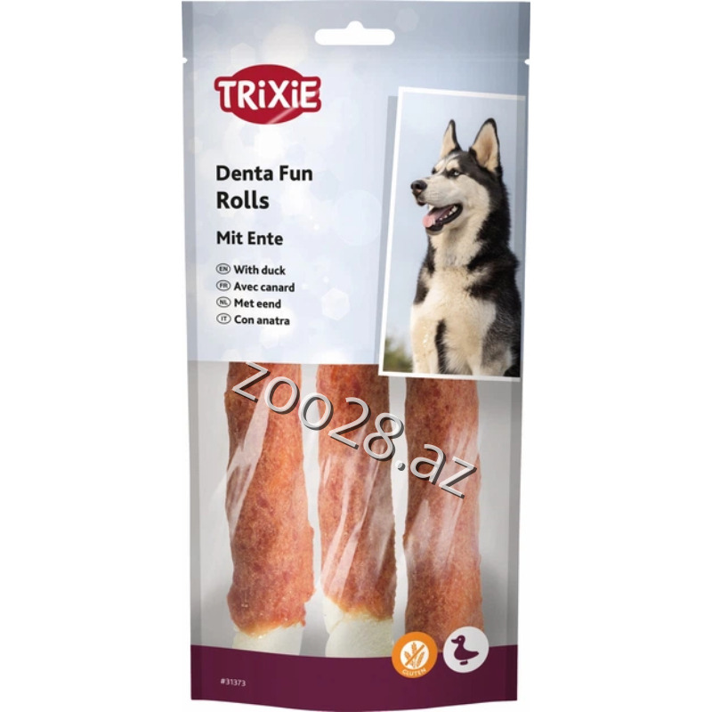 Trixie Denta Fun Rolls Duck,140 g - Собаки | Zoo28.az