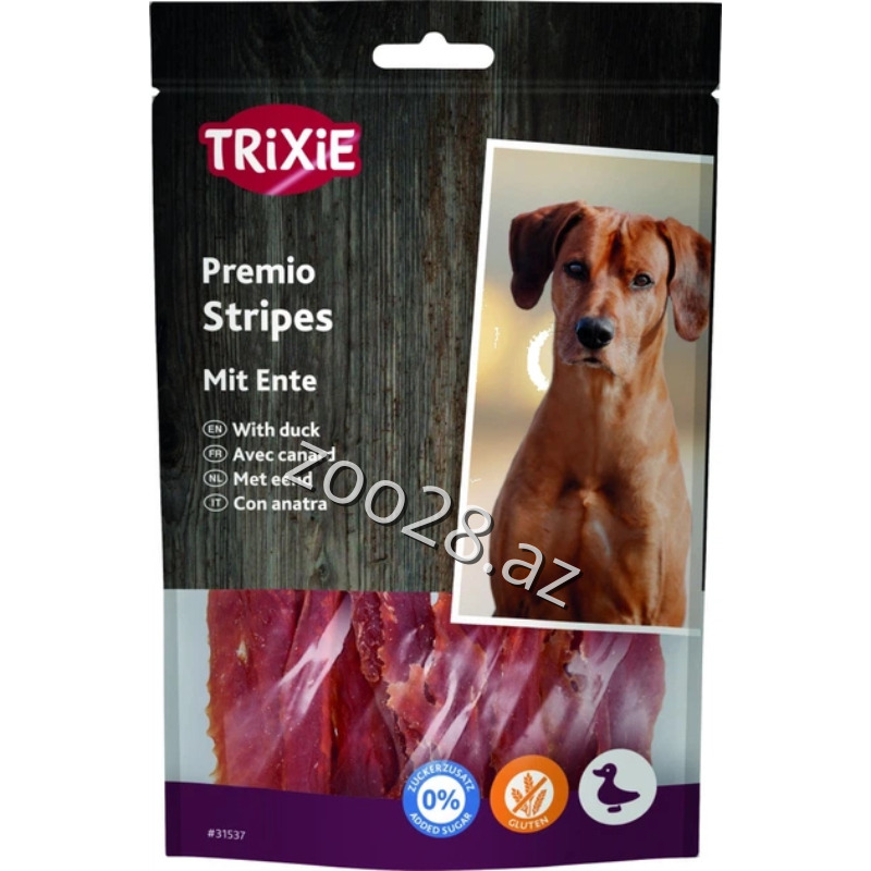Trixie Premio Stripesb Утка, 100 гр - Собаки | Zoo28.az