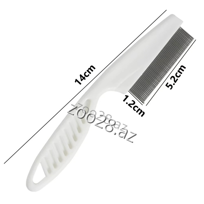 Расческа для чистки от вшей и блох, 1 шт. - Кошки - Фото 2