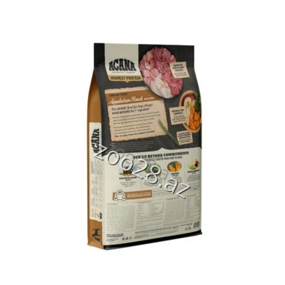Acana Dog Ranchlands Mal,Quzu Və Donuz Əti ilə - İtlər - Şəkil 2
