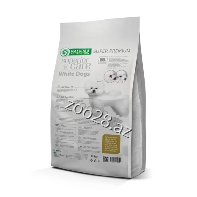 Natures Protection White Dogs Adult Quzu Əti ilə - İtlər - Şəkil 2