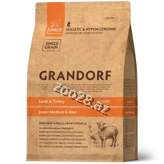 Grandorf Dog Maxi Medium Junior С Ягненком и Индейкой