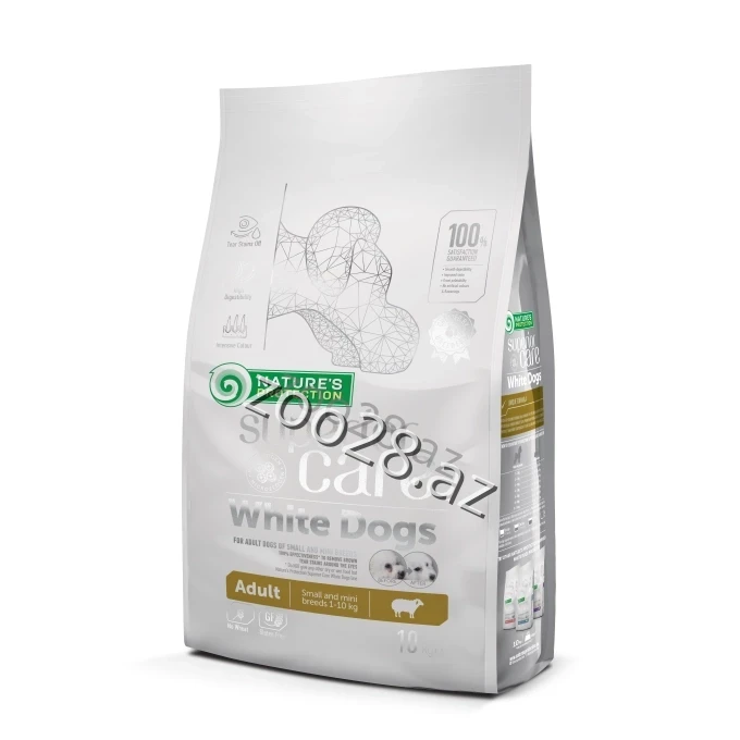 Natures Protection White Dogs Adult Quzu Əti ilə - İtlər | Zoo28.az