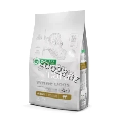 Natures Protection White Dogs Adult Quzu Əti ilə