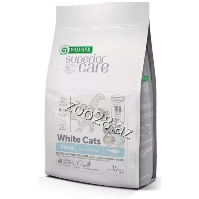 Natures Protection White Cat Белая кошка - Кошки | Zoo28.az
