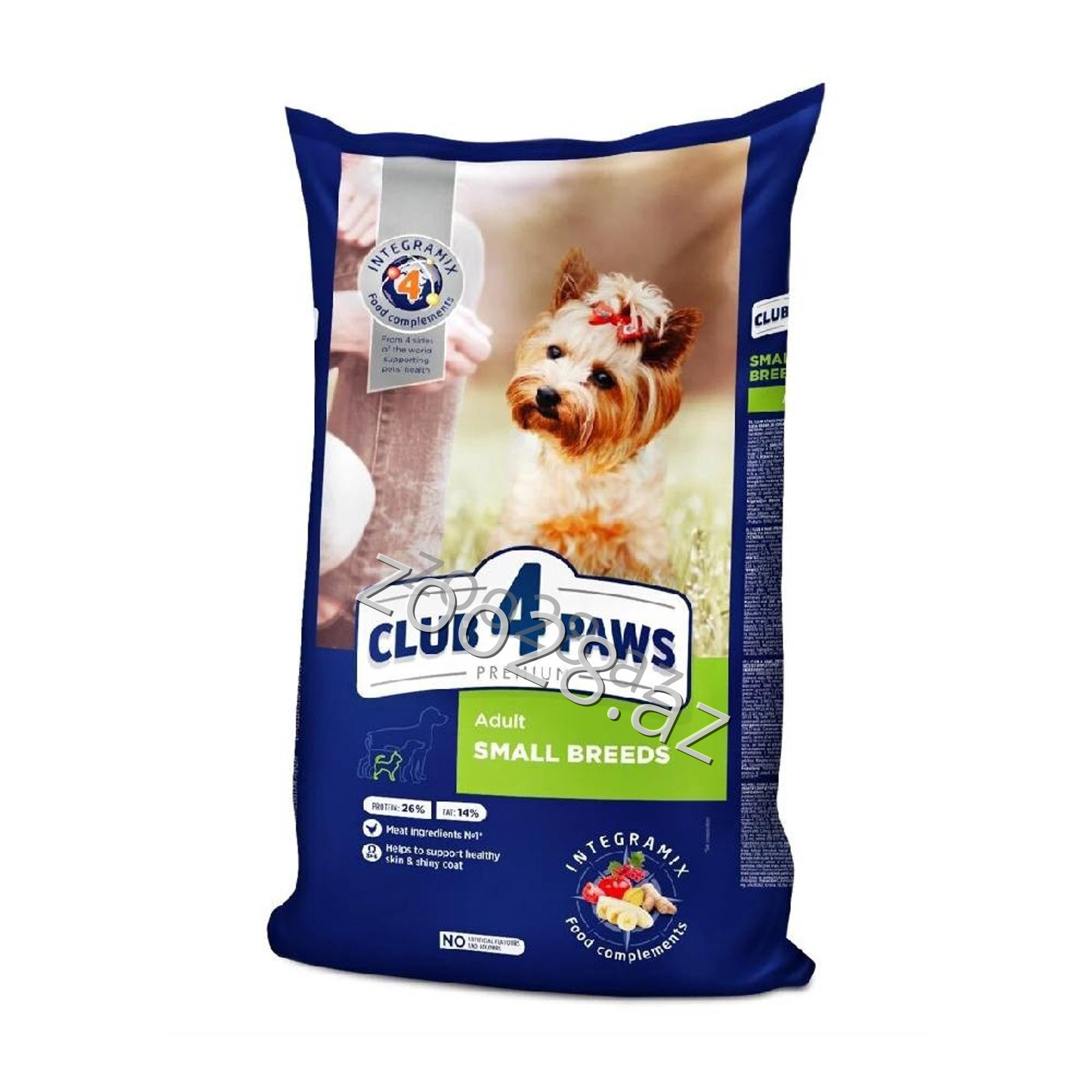 Club 4 Paw Small Breeds Adult Toyuq Əti ilə - İtlər | Zoo28.az