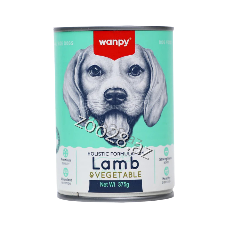 Wanpy Lamb Vegetable Pate 375 gr - İtlər | Zoo28.az