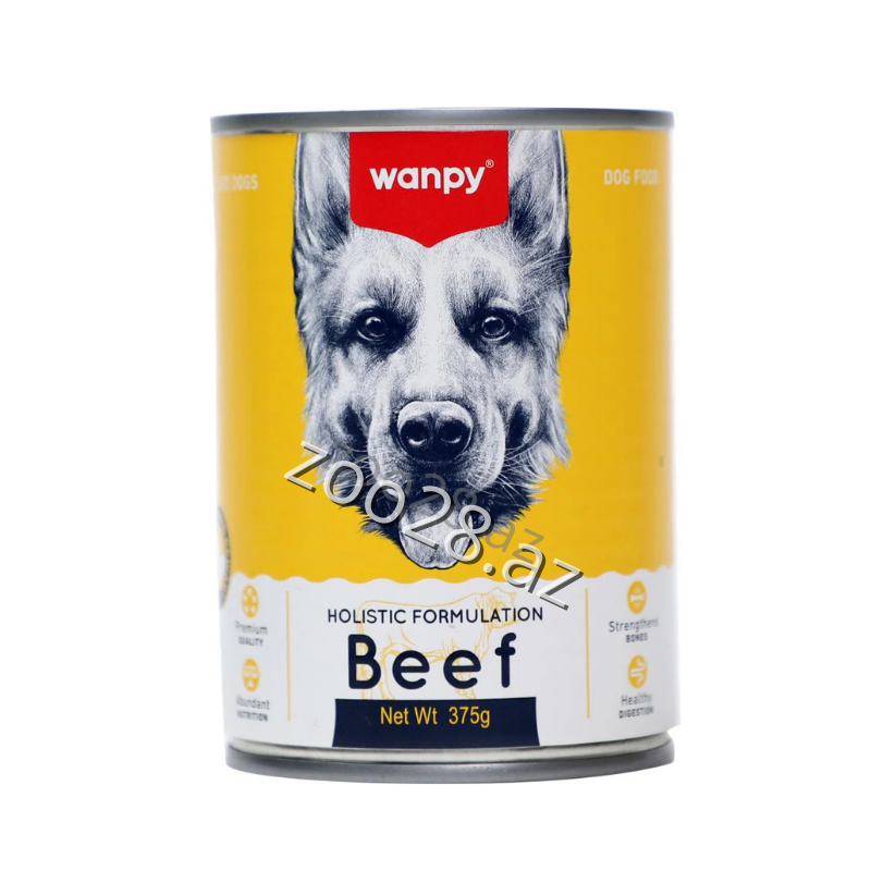 Wanpy Mal Əti ilə Tikələr 375 g - İtlər | Zoo28.az