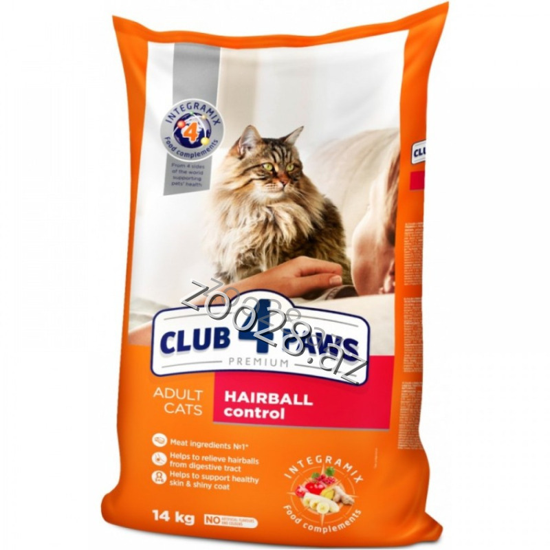 Club 4 Paws Hairball Yetkin Pişiklər Üçün - Pişiklər | Zoo28.az