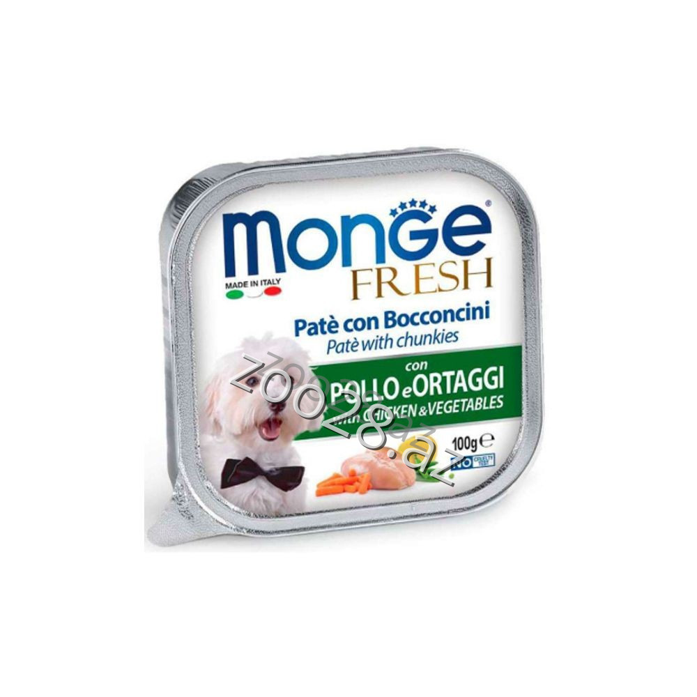 Monge Fresh Pate С Курицей И Овощами  100 gr - Собаки | Zoo28.az